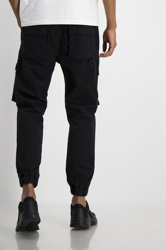 Black Squad Cargo Pants | S.M Garments