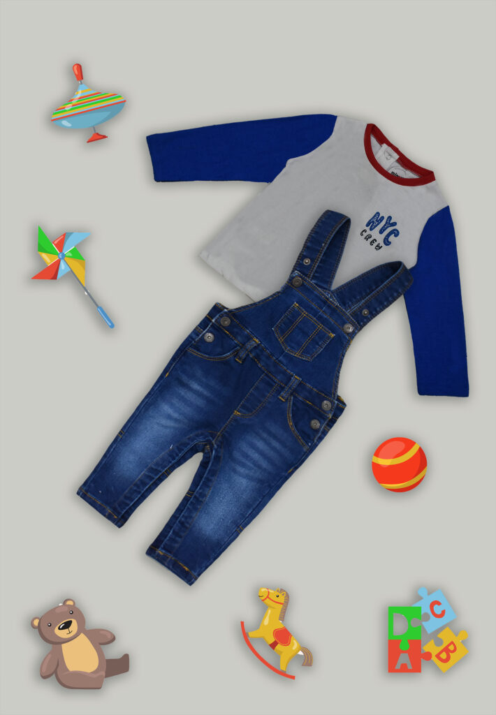 MINOTI INFANT 2 PIECE T-SHIRT & JEANS SET