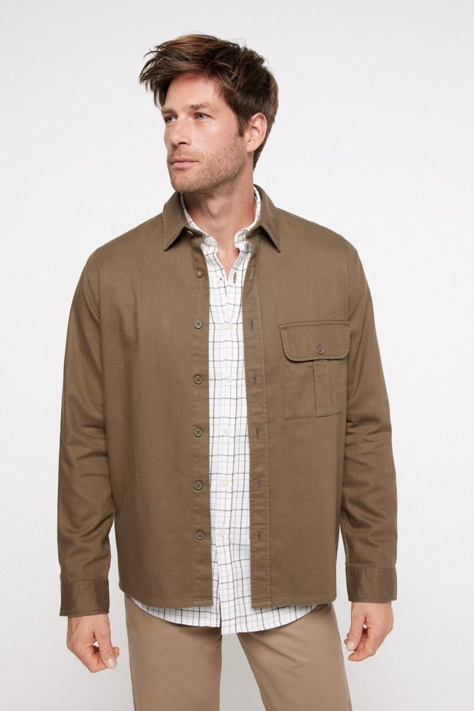 Plain Cotton Overshirt