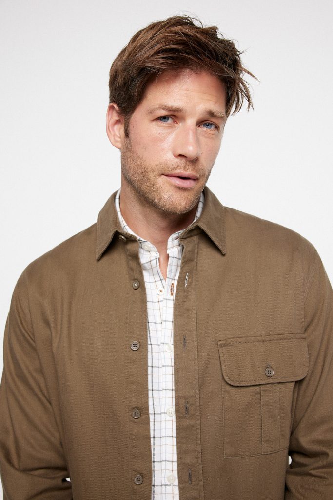 Plain Cotton Overshirt - Image 2